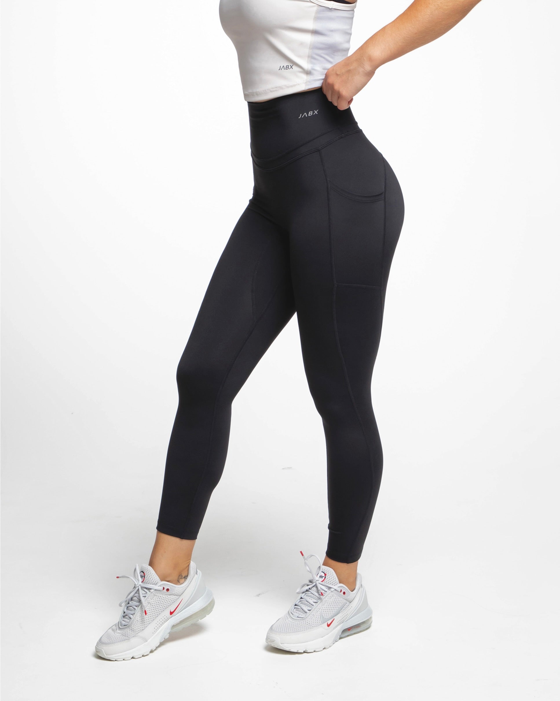Side Pocket Basic Black Workout Leggings – Hazel Avenue